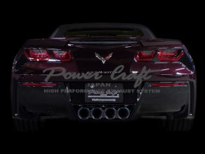 POWER CRAFT HYBRID EXHAUST MUFFLER SYSTEM FRONT PIPE SET FOR CORVETTE CORVETTE C7 P-CO990101-SE