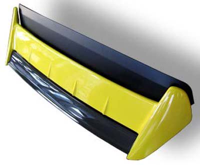 SEEKER 2-PIECE REAR WING COLOR PAINTED FOR HONDA EK CIVIC 3Dr  16020-EK9-V2P