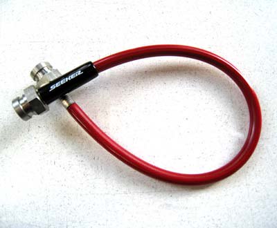 SEEKER RED COAT STAINLESS MESH CLUTCH LINE FOR HONDA CL7 12900-CL7-000