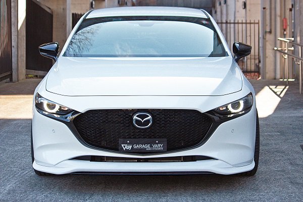 GARAGE VARY FRONT LIP SPOILER + FRONT SPLITTER SET FOR MAZDA3 BP 20-3008