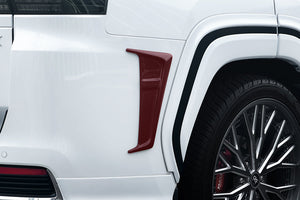 ROJAM REAR BUMPER DUCT CFRP CLEAR PAINTED FOR TOYOTA LAND CRUISER PRADO 300 20-RBDC-LC300
