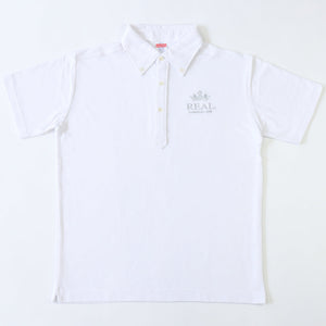 REAL POLO SHIRT VER.2 WHITE M SIZE REAL-PS2-WH-M
