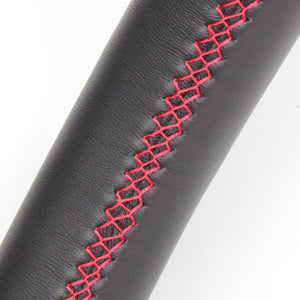 REAL ORIGINAL SERIES D SHAPE RED SELECTION RED EURO STITCH STEERING WHEEL FOR LEXUS IS C 20  ISD-LPB-RD