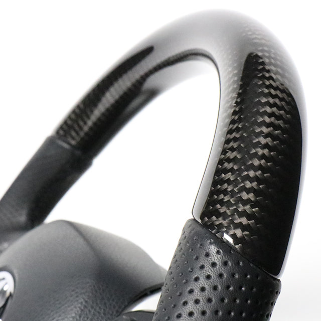 REAL ORIGINAL SERIES SET COMBINATION TYPE + UNDER PAD SET BLACK CARBON STEERING + WHITE UNDER PAD BLACK EURO STITCH STEERING WHEEL FOR TOYOTA C-HR 10 50  X10-BKC-PBP-WHP