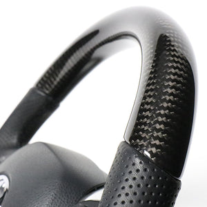 REAL ORIGINAL SERIES SET COMBINATION TYPE + UNDER PAD SET BLACK CARBON STEERING + WHITE UNDER PAD BLACK EURO STITCH STEERING WHEEL FOR TOYOTA C-HR 10 50  X10-BKC-PBP-WHP