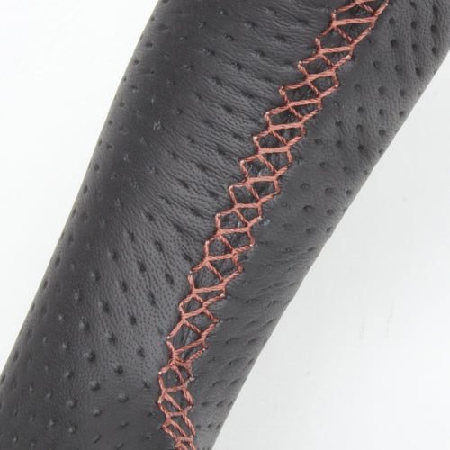 REAL ORIGINAL SERIES ROUND SHAPEMEDIUM BROWN WOOD BROWN EURO STITCH STEERING WHEEL FOR TOYOTA ALPHARD HYBRID 20  H20-BRW-BR