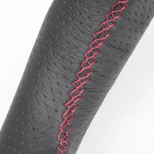 REAL ORIGINAL SERIES ROUND SHAPEROYAL BLACKWOOD DARK WINE EURO STITCH STEERING WHEEL FOR TOYOTA ALPHARD HYBRID 20  H20-RKW-DW