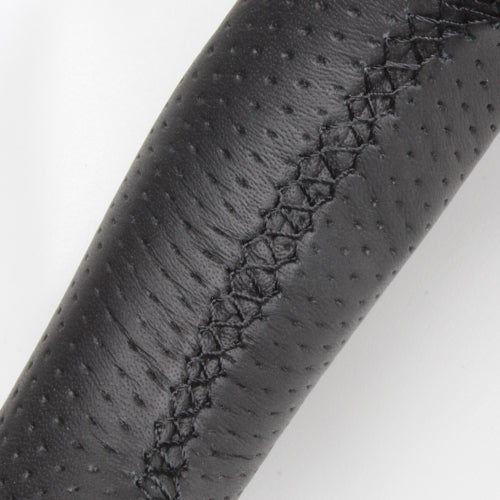 REAL ORIGINAL SERIES ROUND SHAPEBLACK CARBON BLACK EURO STITCH STEERING WHEEL FOR TOYOTA ALPHARD HYBRID 20  H20-BKC-BK