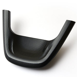 REAL ORIGINAL SERIES SET PIANO BLACK STEERING + BLACK CARBON PRINT UNDER PAD BLACK STITCH STEERING WHEEL FOR TOYOTA PRIUS 50  50-PBW-BK-BKT