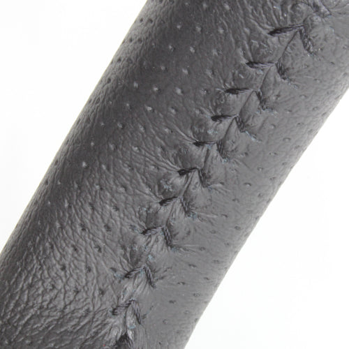 REAL ORIGINAL SERIES SOFT D SHAPE BLACK CARBON BLACK STITCH STEERING WHEEL FOR SUBARU TRESIA 120  P130-BKC-BK