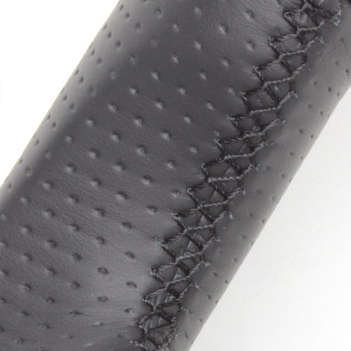 REAL PREMIUM SERIES SOFT D SHAPE 55 BLACK WOOD BLACK EURO STITCH STEERING WHEEL FOR TOYOTA ALLION 260 : 3 TYPE  U60-BKW-BK