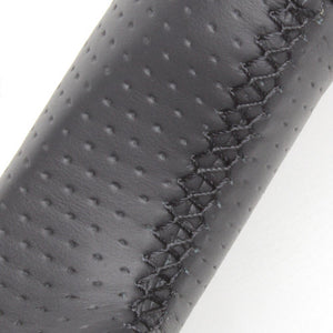 REAL PREMIUM SERIES SOFT D SHAPE BLACK CARBON BLACK EURO STITCH STEERING WHEEL FOR TOYOTA ESTIMA 50 : 4 TYPE  U60-BKC-BK