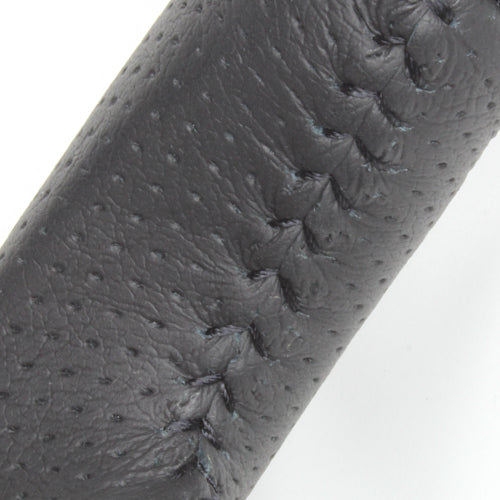 REAL ORIGINAL SERIES SOFT D SHAPE BLACK CARBON BLACK STITCH STEERING WHEEL FOR TOYOTA ESQUIRE 80  R80-BKC-BK