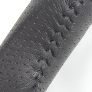 REAL ORIGINAL SERIES SOFT D SHAPE BLACK CARBON BLACK STITCH STEERING WHEEL FOR TOYOTA VOXY 80  R80-BKC-BK