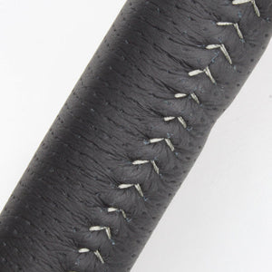 REAL ORIGINAL SERIES D SHAPE PEARL WHITE SILVER STITCH STEERING WHEEL FOR TOYOTA VOXY 70 : KOUKI 3 SPOKE TYPE E20-WHW-SL