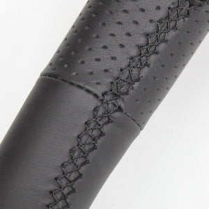 REAL ORIGINAL SERIES C SHAPE MATTE SILVER CARBON UNGLAZED BLACK EURO STITCH STEERING WHEEL FOR TOYOTA VOXY 60 : KOUKI  H200-SLC-BK