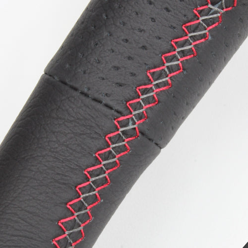 REAL ORIGINAL SERIES C SHAPE MATTE SILVER CARBON UNGLAZED RED X GRAY EURO STITCH STEERING WHEEL FOR TOYOTA ALPHARD 10  H200-SLC-RD