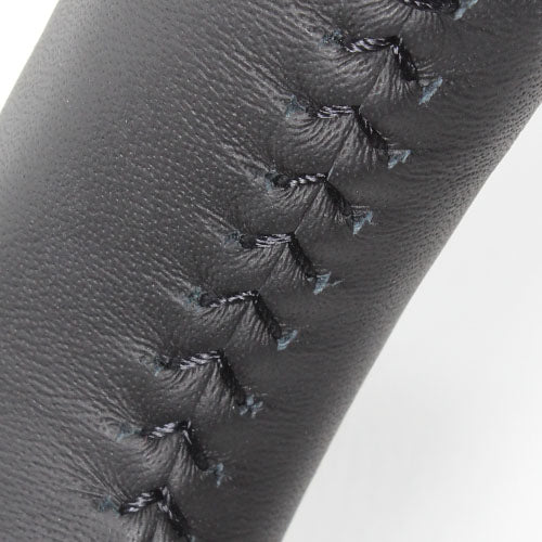 REAL ORIGINAL SERIES SOFT D SHAPE PIANO BLACK BLACK STITCH STEERING WHEEL FOR SUZUKI WAGON R STINGRAY MH34S MH44S  MR31-PBW-BK