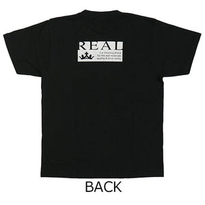 REAL T-SHIRT VER.2 BLACK S SIZE REAL-T2-BK-S