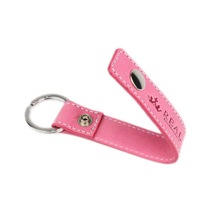 REAL KEYCHAIN PASTEL PINK REAL-KH-PP