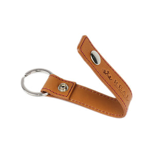 REAL KEY CHAIN BROWN REAL-KH-BR