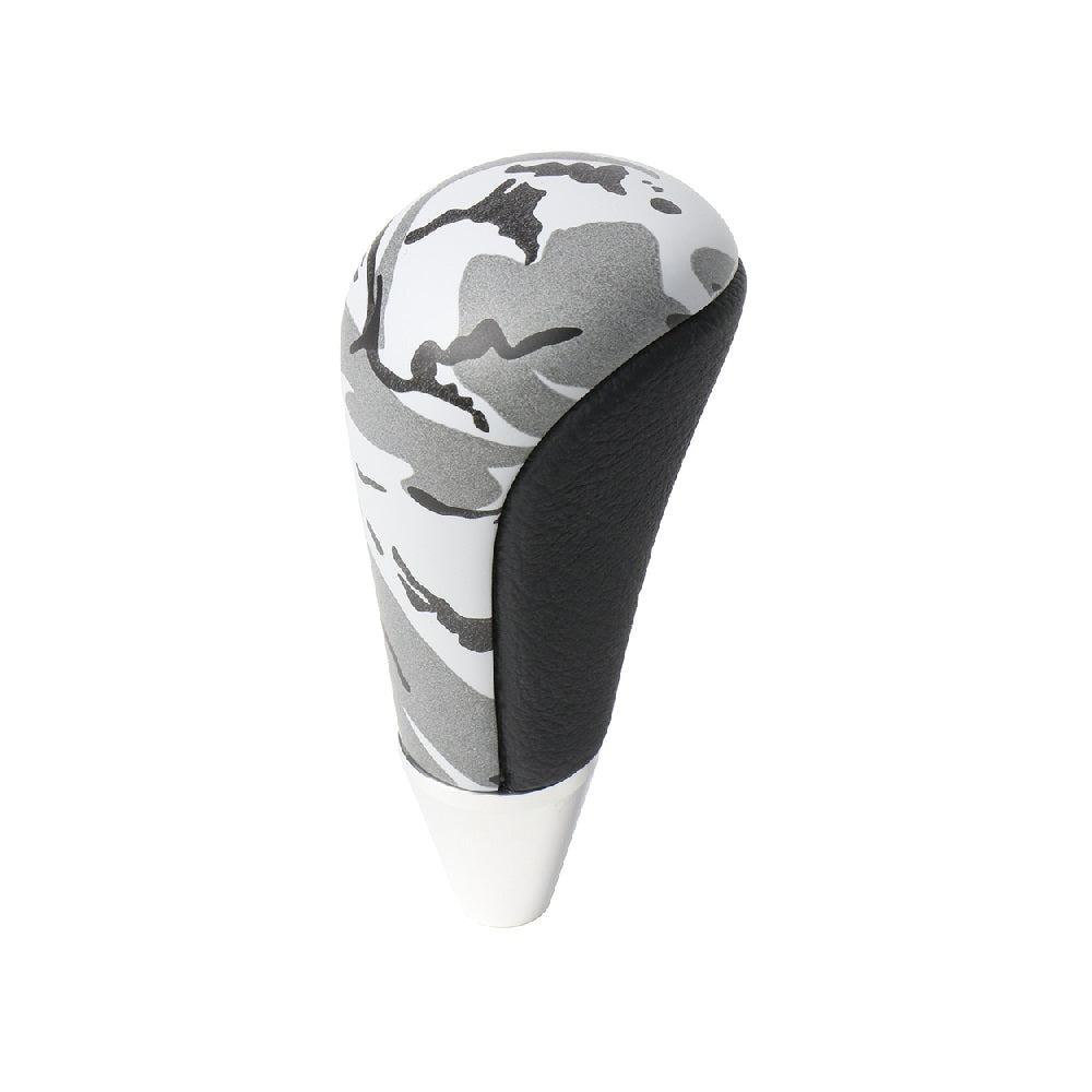 REAL SHIFT KNOB GRAY CAMOUFLAGE PRINT FOR SUZUKI JIMNY SIERRA JB43W: 4-8 TYPE  SKA-GRT