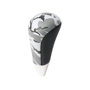 REAL SHIFT KNOB GRAY CAMOUFLAGE PRINT FOR TOYOTA VITZ GR SPORT GR 130  SKA-GRT