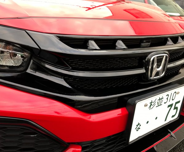 SEEKER FRP FRONT GRILL FRP UNPAINTED FOR HONDA CIVIC FK7 8  16010-FK8-F01