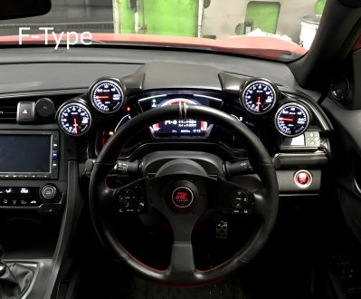 SEEKER FRP METER HOOD F FOR HONDA CIVIC FK7 8 F-type 17000-FK8-F0F