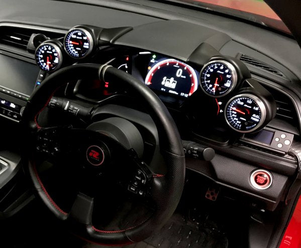 SEEKER FRP METER HOOD F FOR HONDA CIVIC FK7 8 F-type 17000-FK8-F0F