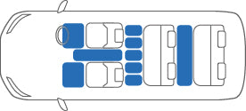 KARO FLAXY BRILLIANT BLUE FLOOR MATS FOR Honda Stepwgn RG1 FLAXY-2266-BLUE