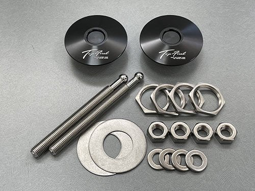TOP FUEL FLAT PUSH LOCK PIN 60MM BLACK