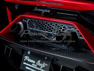 POWER CRAFT HYBRID EXHAUST MUFFLER SYSTEM MATT BLACK FOR LAMBORGHINI AVENTADOR SVJ ULTIMAE P-LA1040101-BKT