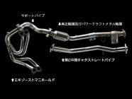 POWER CRAFT 2ND INTERMEDIATE CATHODIC STRAIGHT PIPE FOR SUBARU BRZ P-SU270113
