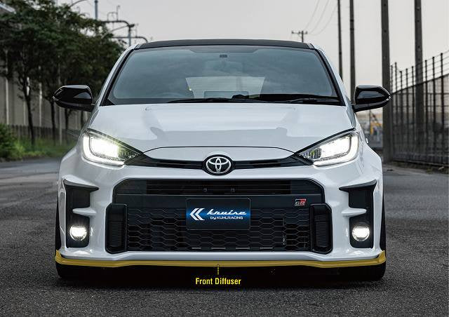KUHL RACING KRUISE KR-GRYRR FRONT DIFFUSER ONE TONE PAINTED FOR TOYOTA GR YARIS GXPA16 KUHL-00011