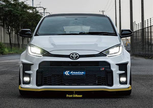 KUHL RACING KRUISE KR-GRYRR FRONT DIFFUSER ONE TONE PAINTED FOR TOYOTA GR YARIS GXPA16 KUHL-00011