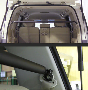 LARGUS ADJUSTABLE REAR PILLAR BAR FOR Nissan Elgrand PNE52 4WD 05401207002-QQ