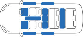 KARO WOOLY PRIME DARK GRAY LUGGAGE MATS FOR NISSAN SERENA C26 WOOLY-PRIME-2913-GRAY