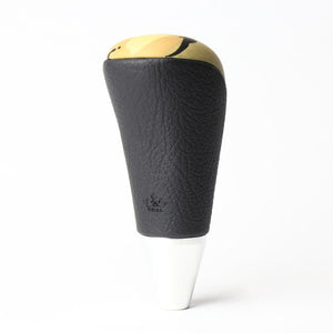 REAL SHIFT KNOB BEIGE CAMOUFLAGE PRINT FOR TOYOTA ALPHARD 20  SKA-BGT