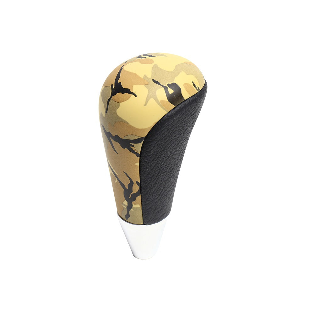 REAL SHIFT KNOB BEIGE CAMOUFLAGE PRINT FOR TOYOTA ESTIMA HYBRID AHR20W:4 TYPE  SKA-BGT