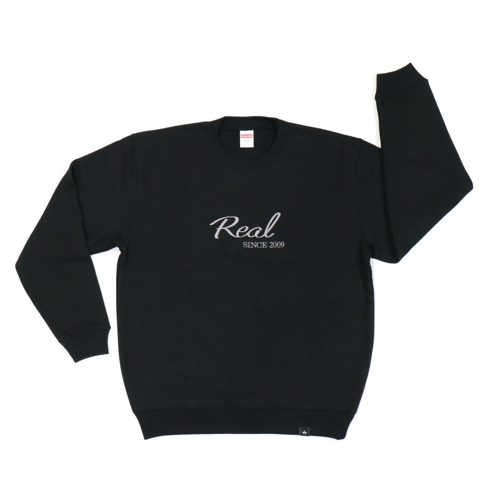 REAL SWEATSHIRT BLACK M SIZE REAL-SW1-BK-M