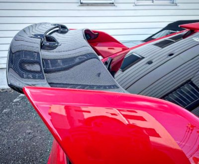 SEEKER CARBON REAR WING TYPE-2 FOR HONDA CIVIC FK8  16020-FK8-CV2