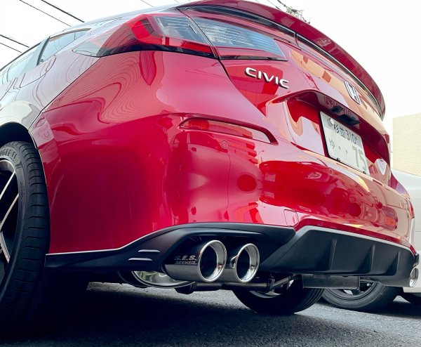 SEEKER MUFFLER GARNISH S.E.S. MUFFLER KIT TYPE-2 FOR HONDA CIVIC FL1 16030-FL1-F02