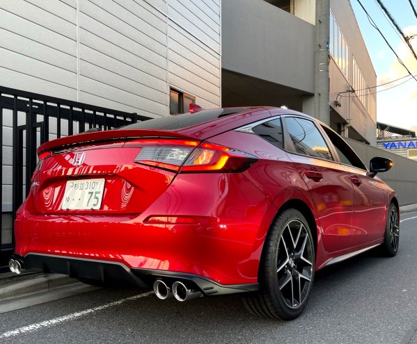 SEEKER MUFFLER GARNISH S.E.S. MUFFLER KIT TYPE-2 FOR HONDA CIVIC FL1 16030-FL1-F02