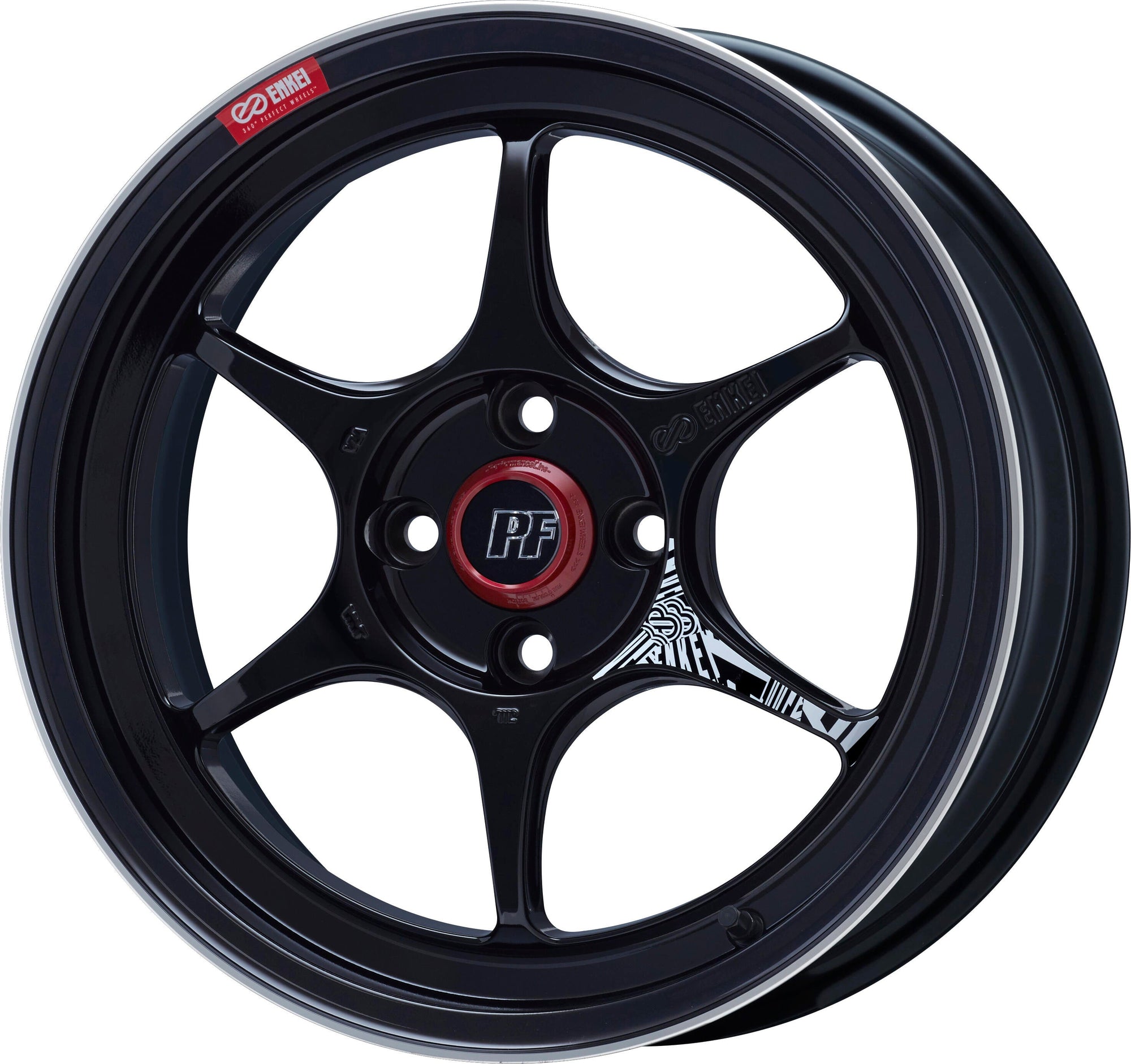 ENKEI PERFORMANCELINE PF06 17X8.5J 100X5 30 MACHINING BLACK ENKEI-00706