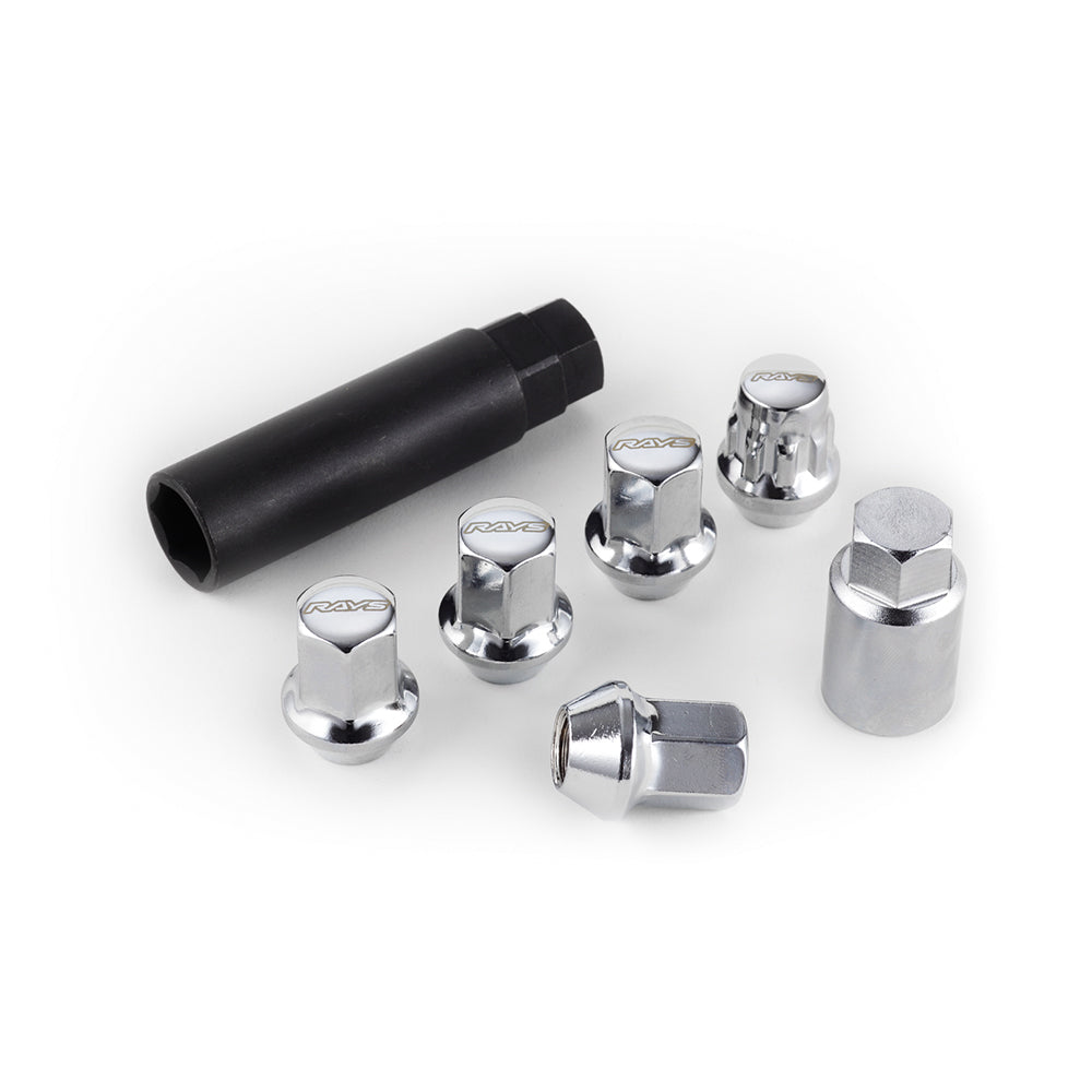 RAYS 17HEX L31 NUT&LOCK 12X1.5/5H CP (CHROME) 74082000000CP