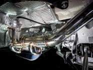 POWER CRAFT HYBRID EXHAUST MUFFLER SYSTEM WITH BLACK TAIL FOR PORSCHE 718 BOXSTER PORSCHE 718 CAYMAN  P-PO600101-BKT