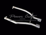 POWER CRAFT TURBO HYBRID EXHAUST MUFFLER SYSTEM WITH BLACK TAIL FOR MASERATI QUATTROPORTE TURBO V6 4WD 3.0L P-MAS790103-BKT