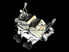 POWER CRAFT HYBRID EXHAUST MUFFLER SYSTEM FULL TITAN BLACK TAIL FOR LAMBORGHINI AVENTADOR LP700 LP720 LP750SV P-LA340104