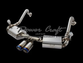 POWER CRAFT HYBRID EXHAUST MUFFLER SYSTEM WITH BLACK TAIL LATE MODEL FOR PORSCHE 987 BOXSTER PORSCHE 987 CAYMAN KOUKI P-PO500103-BKT